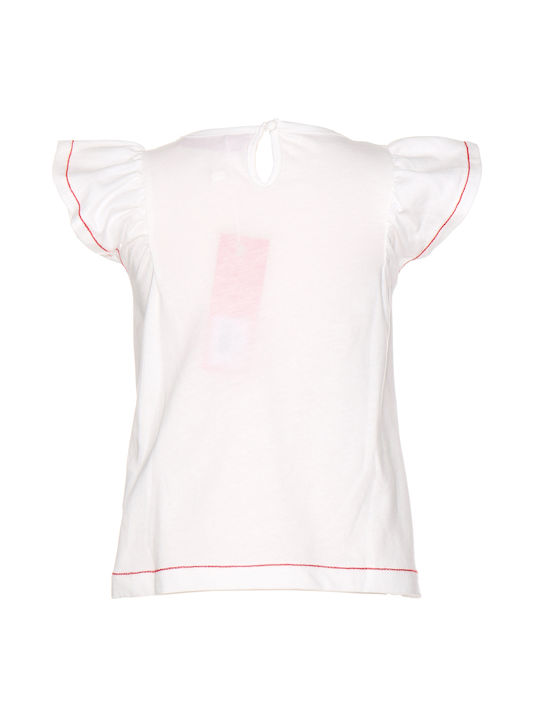 Agatha Ruiz De La Prada Kids Blouse Short Sleeve White