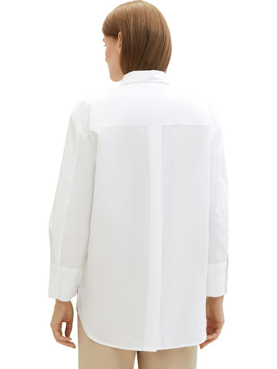 Women's Long Sleeve Shirt White