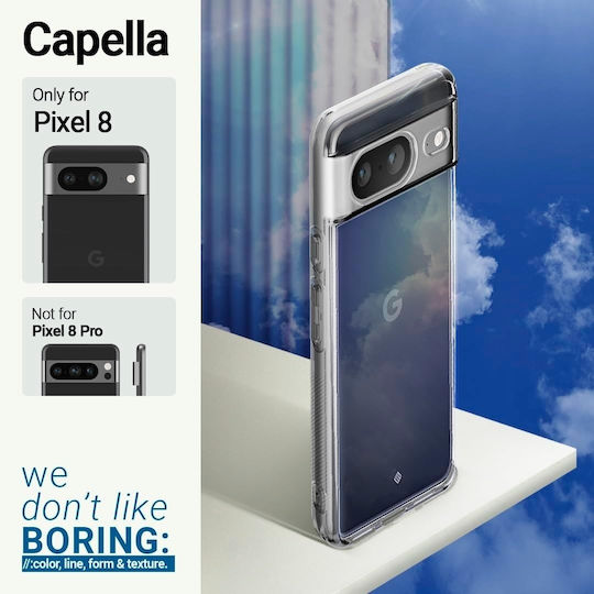 Caseology Back Cover Plastic Transparent (Google Pixel 8)