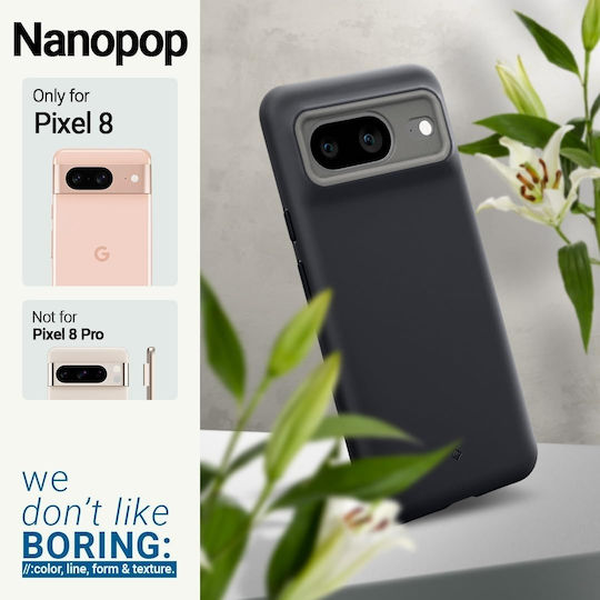 Caseology Nano Pop Back Cover Σιλικόνης 2mm Μαύρο (Google Pixel 8)
