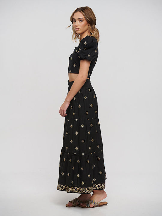 Ble Resort Collection Feminin Top de Plajă Negru