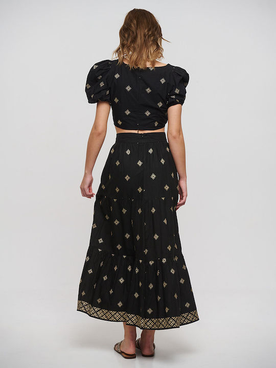 Ble Resort Collection Feminin Top de Plajă Negru