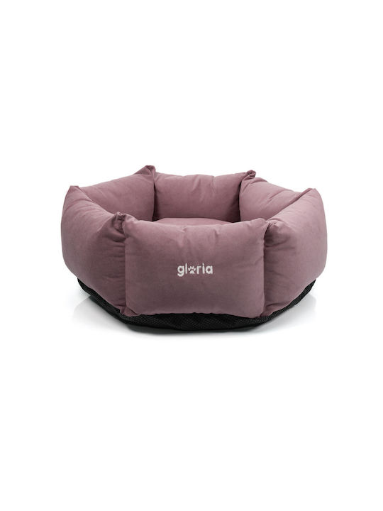 Gloriapets Sofa Dog Bed Pink 60x60cm.