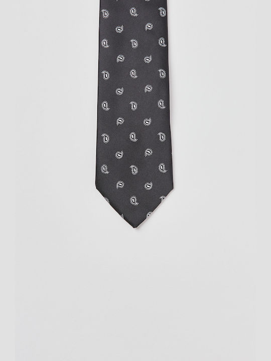 Aristoteli Bitsiani Men's Tie Printed in Black Color