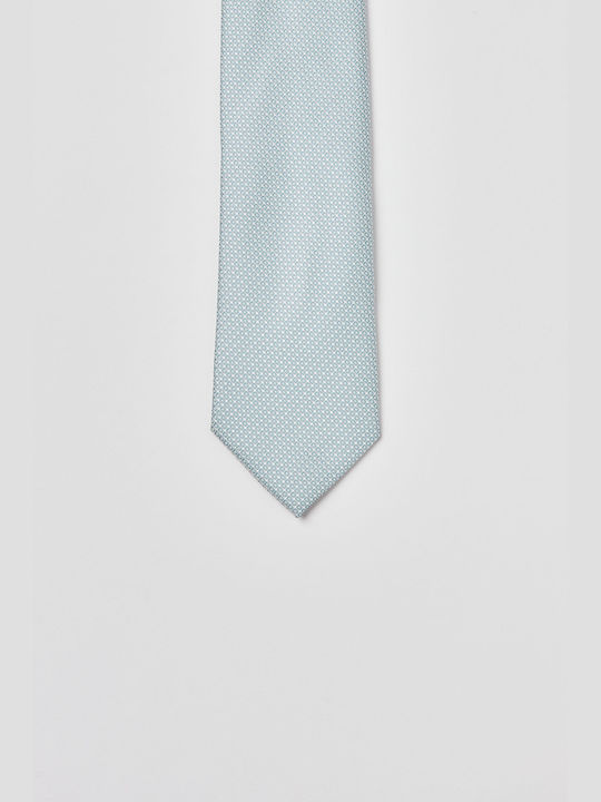 Aristoteli Bitsiani Herren Krawatte Gedruckt in Türkis Farbe