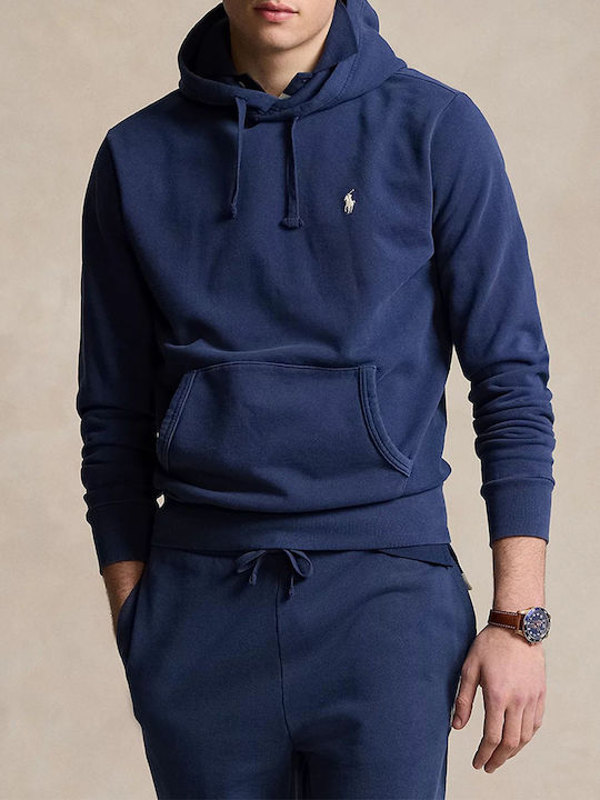 Sweatshirt with Hood Darkblue