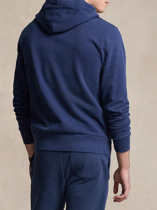 Sweatshirt with Hood Darkblue