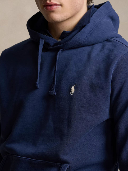 Sweatshirt with Hood Darkblue