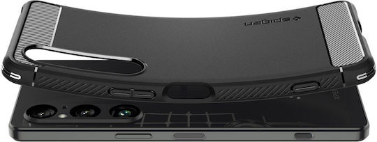 Spigen Rugged Armor Umschlag Rückseite Silikon 2mm Schwarz (Xperia 1 VI - Xperia 1 VI)