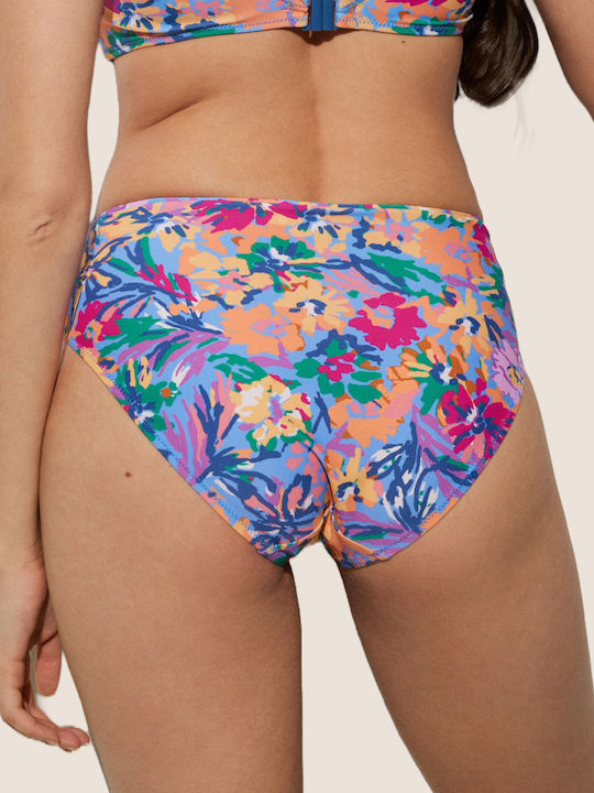 Ysabel Mora Bikini Slip High Waist Floral