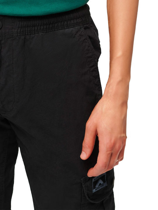 Ovin Trousers Cargo in Slim Fit Black