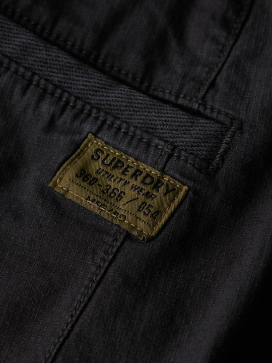Ovin Trousers Cargo in Slim Fit Black