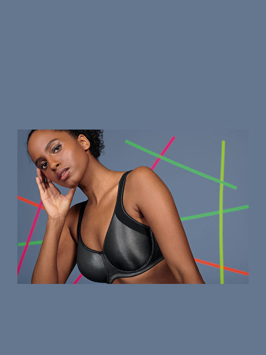 Athletic Athletic Bra Underwire Black