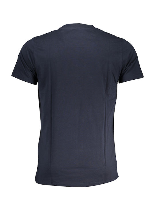 Roberto Cavalli Herren T-Shirt Kurzarm Blau