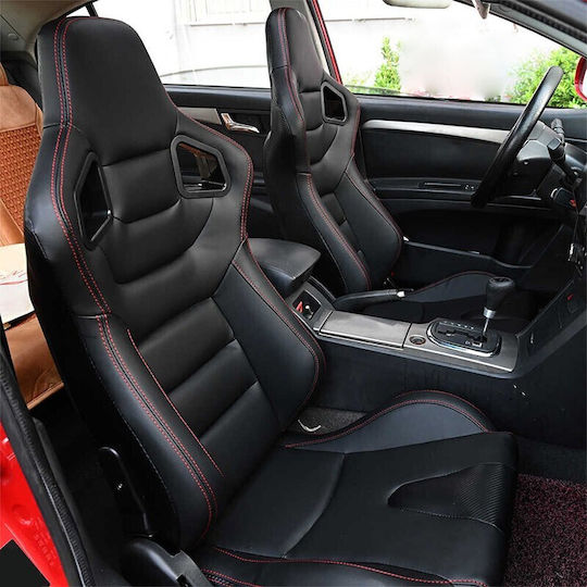 Autoline Scaun auto șofer Scaun auto din piele Negru