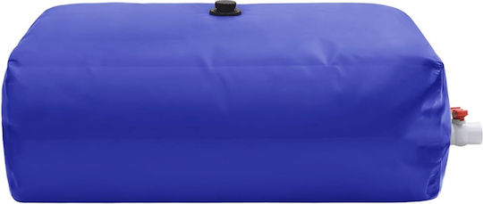 vidaXL Vertical Cylindrical Plastic Storage Tank 100lt for Water / Petroleum Blue