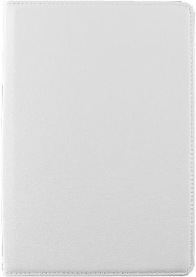 Volte-tel Θηκη Samsung Tab S9 Fe X510 10.9"/tab S9 X710 11.0" Leather Book Rotating Stand White Δέρμα 'ασπρο