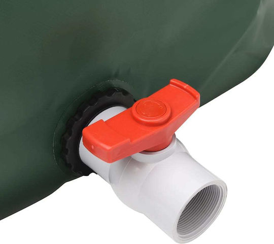 vidaXL Vertical Cylindrical Plastic Storage Tank 100lt for Water / Petroleum Green