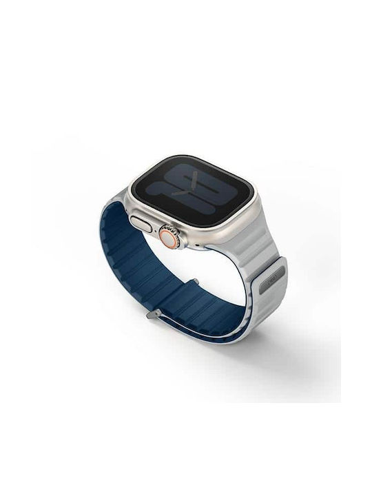 Unique Strap Revix Evo for Apple Watch Series 1 2 3 4 5 6 7 8 9 Se Se2 Ultra Ultra2 42 44 45 49mm Reversible Magnetic Gray-Blue Royal Gray Copper