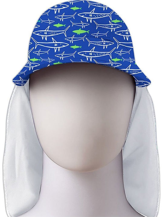 Slipstop Kids' Hat Fabric Sunscreen Blue