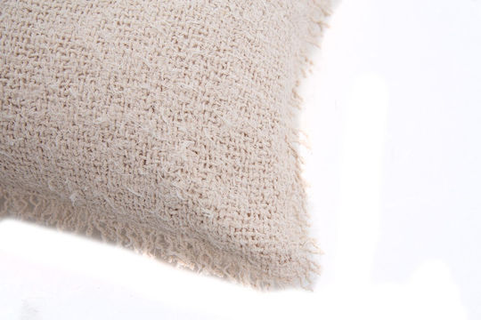 Soulworks Decorative Pillow Case Made of 100% Cotton Natural 50x50cm
