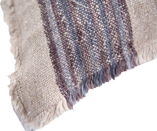 Soulworks Калъф За Възглавница Navy От 100% Памук Navy Blue/natural 40x60см