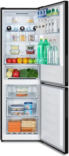 Hisense 304лт NoFrost В186xШ59.5xД59см. Черен RB390N4GBE