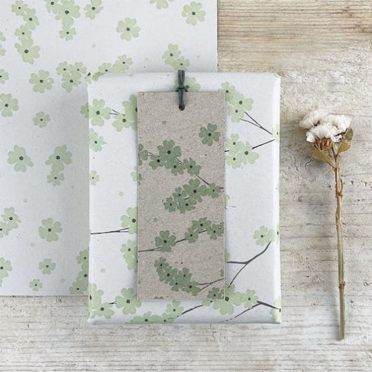 Synchronia Wrapping Paper for Gift Green 29.5cm.