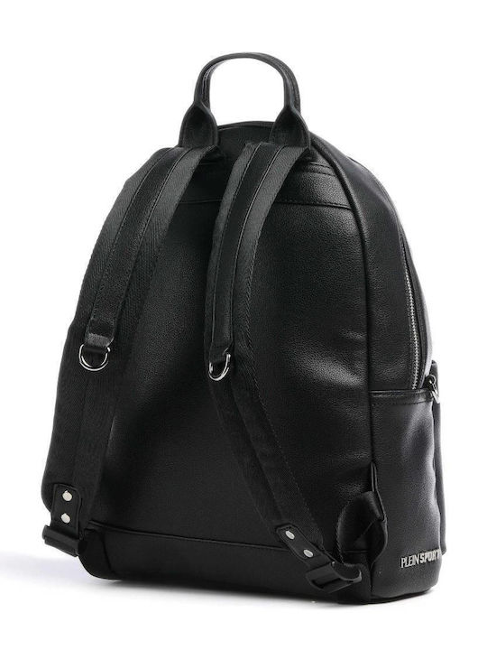 Plein Sport School Bag Backpack in Black color