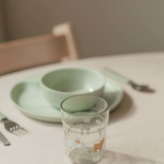 Little Dutch Παιδικό Ποτηράκι Little Farm από Πλαστικό Πράσινο 250ml