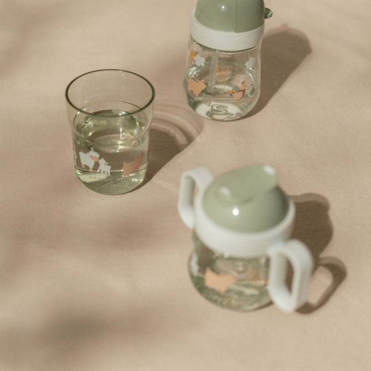 Little Dutch Παιδικό Ποτηράκι Little Farm από Πλαστικό Πράσινο 250ml