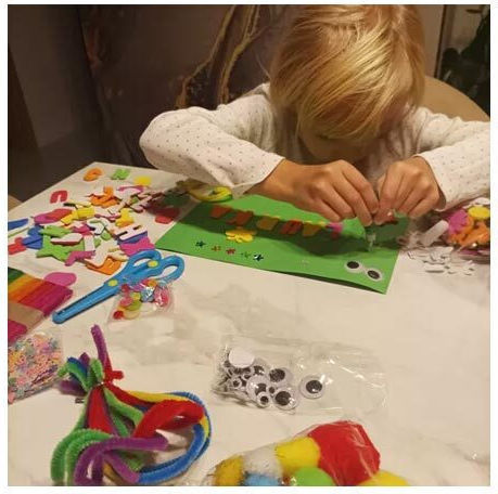 Kunst & Handwerk XXL Kreativset Kinder DIY Basteln 20x1,5 cm Kruzzel