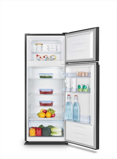 Hisense Kühlschrank mit Doppeltür 206Es H143.4xB55xT54.2cm. Schwarz RT267D4ABE