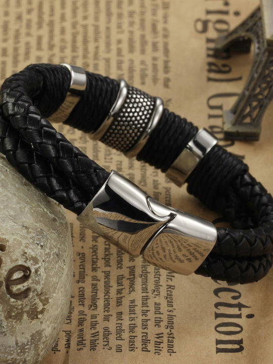 Herren Lederarmband 21cm
