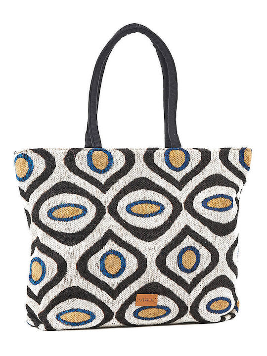 Verde Damen Strandtasche 14-0267 Viskose Mehrfarbig