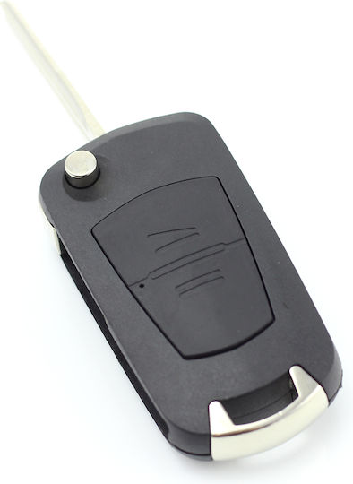CarGuard Car Key Shell with Blade with 2 Buttons for Opel