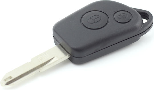 CarGuard Κέλυφος Κλειδιού Αυτοκινήτου με Λάμα με 2 Κουμπιά για Citroen / Peugeot