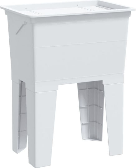 vidaXL Επικαθήμενος Νιπτήρας Πορσελάνης 59x41x75cm