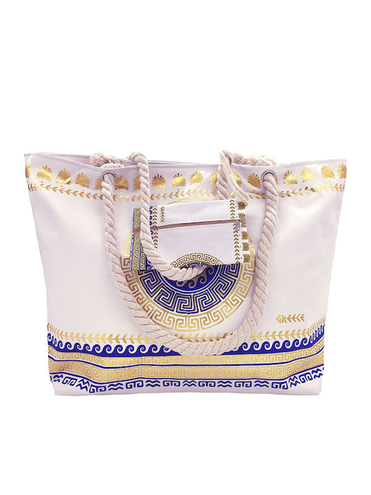 Gift-Me Stoff Strandtasche Weiß