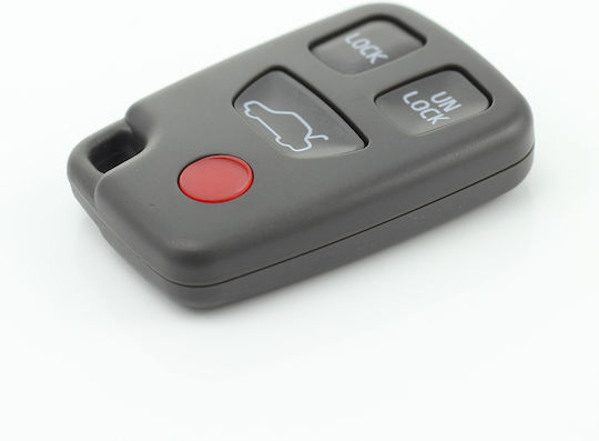 CarGuard Carcasă cheie auto cu lamă cu 4 butoane pentru Volvo