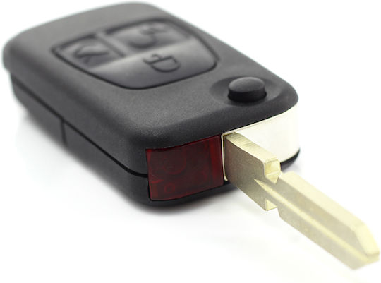 CarGuard Κέλυφος Κλειδιού Αυτοκινήτου με Λάμα με 3 Κουμπιά για Mercedes Benz