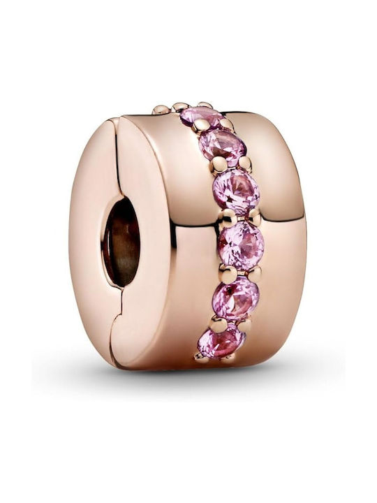 Γυναικείο Φυλαχτό Pandora Pink Sparkling Row