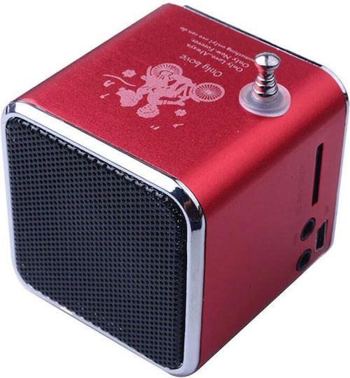 Ηχείο Bluetooth 3W με Ραδιόφωνο και Διάρκεια Μπαταρίας έως 10 ώρες Κόκκινο AT06211_CZE