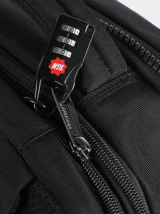 Tigernu Wasserdichte Rucksack für Laptop 17 mit USB-Anschluss in Schwarz Farbe T-B3143XL-Schwarz