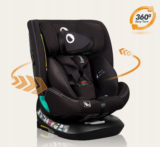 Lionelo Bastian One Καθισματάκι Αυτοκινήτου i-Size με Isofix Black Carbon