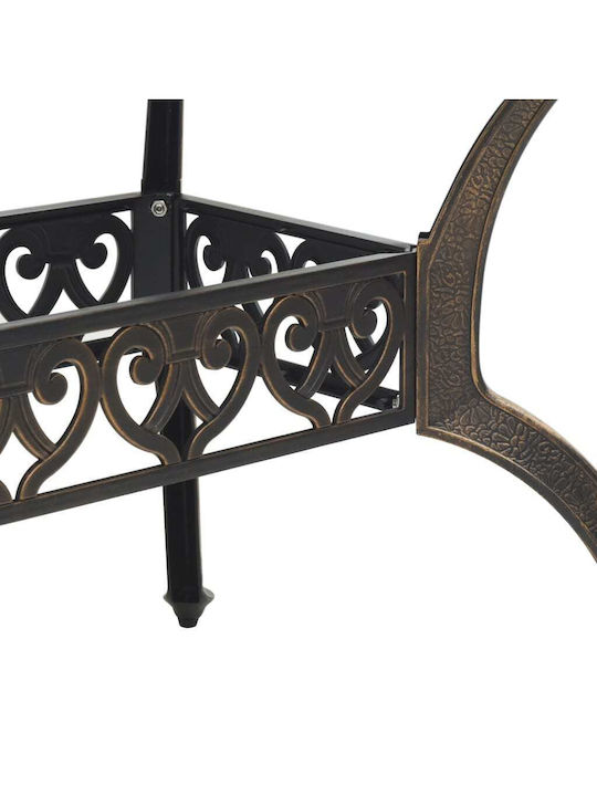 Tisch Stabil Bronze 150x90x72cm