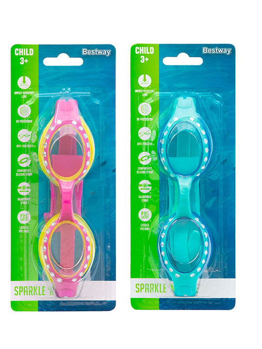 Bestway Lighting Pro Γυαλιά Κολύμβησης Παιδικά Πολύχρωμα