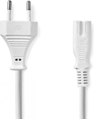 Nedis Euro - IEC C7 Cable 3m White (CEGL11040WT30)