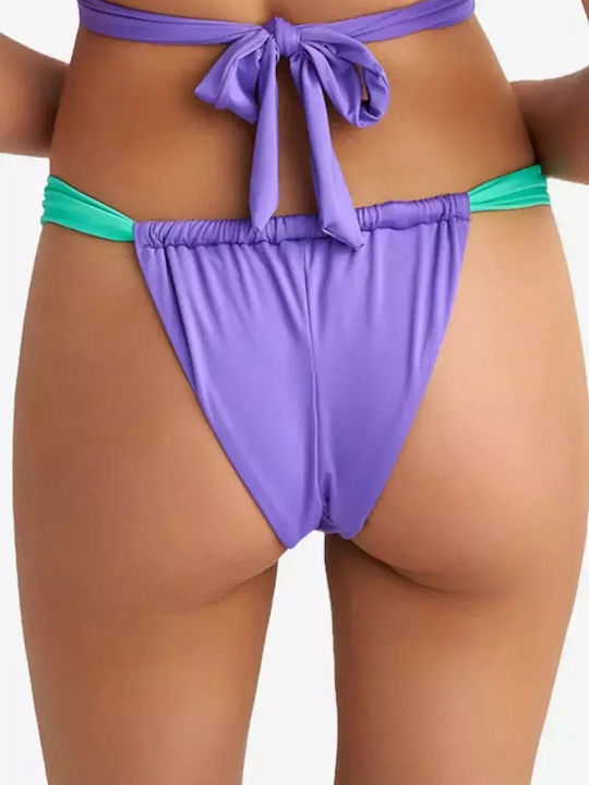 Chilot Bikini pentru Femei Brazil Ruched Blu4u 24365259