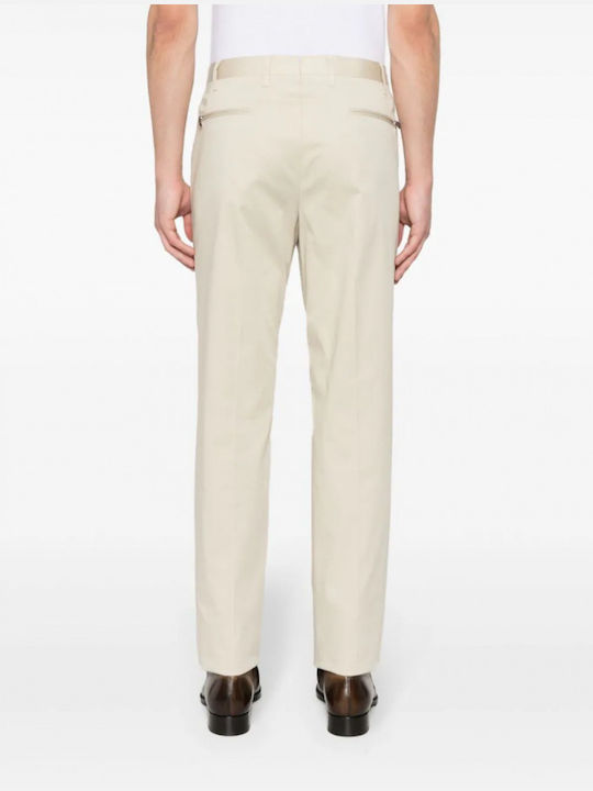 CC Collection Corneliani Herrenhose Elastisch Beige